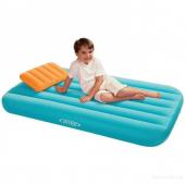 Inflatable Mattress With a Pillow